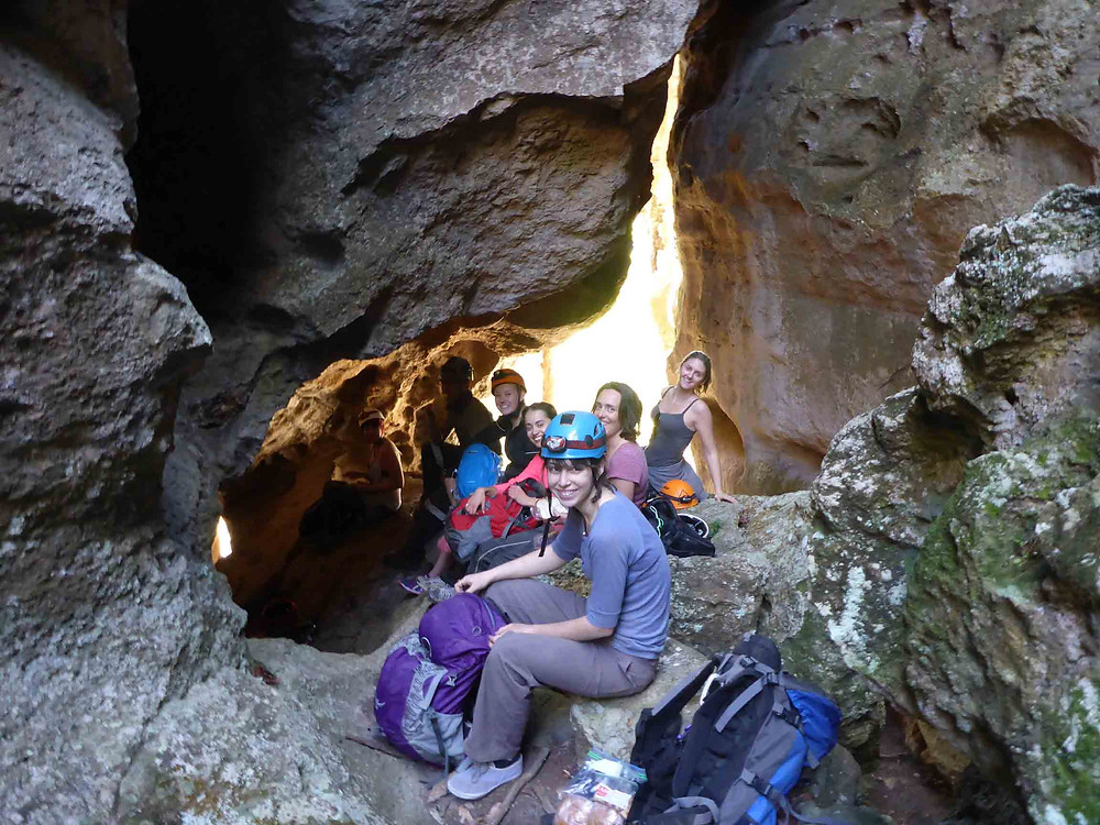 Turtle rock caves