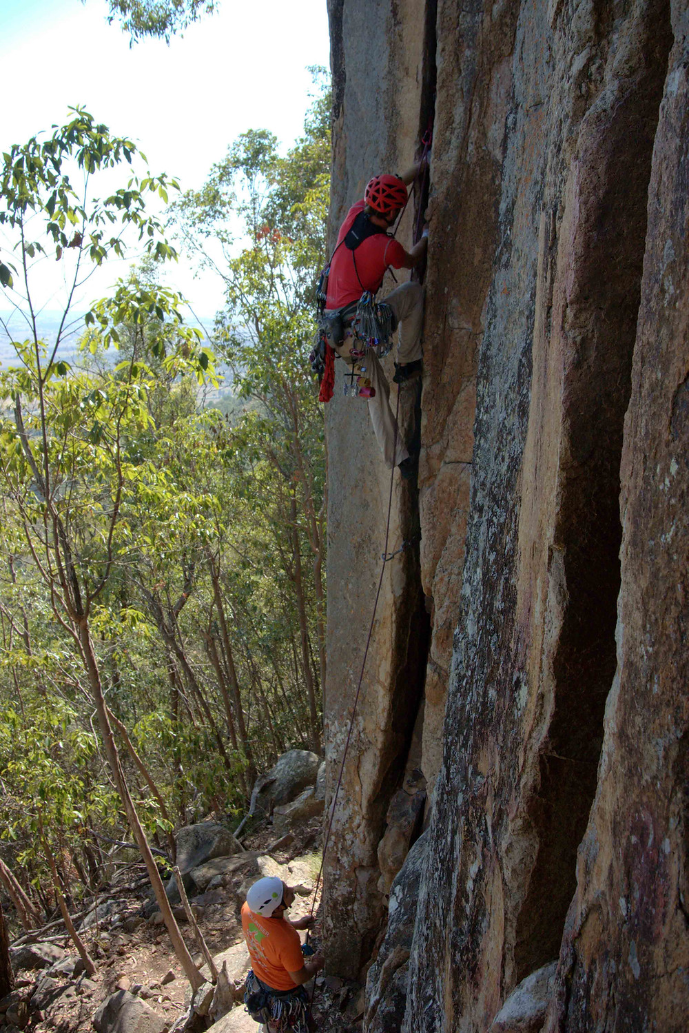 Frog buttress