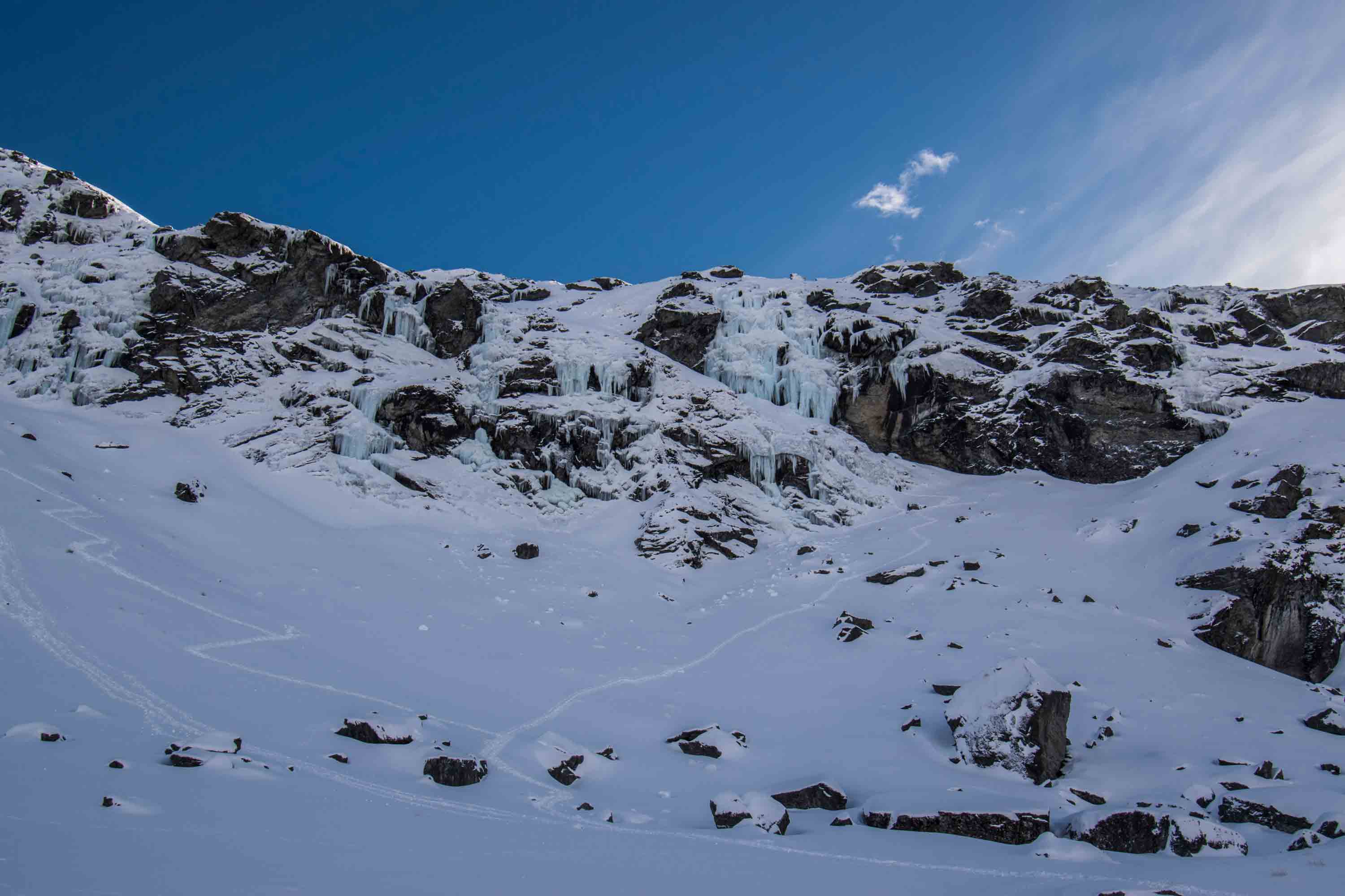 Wye Creek ice climbing