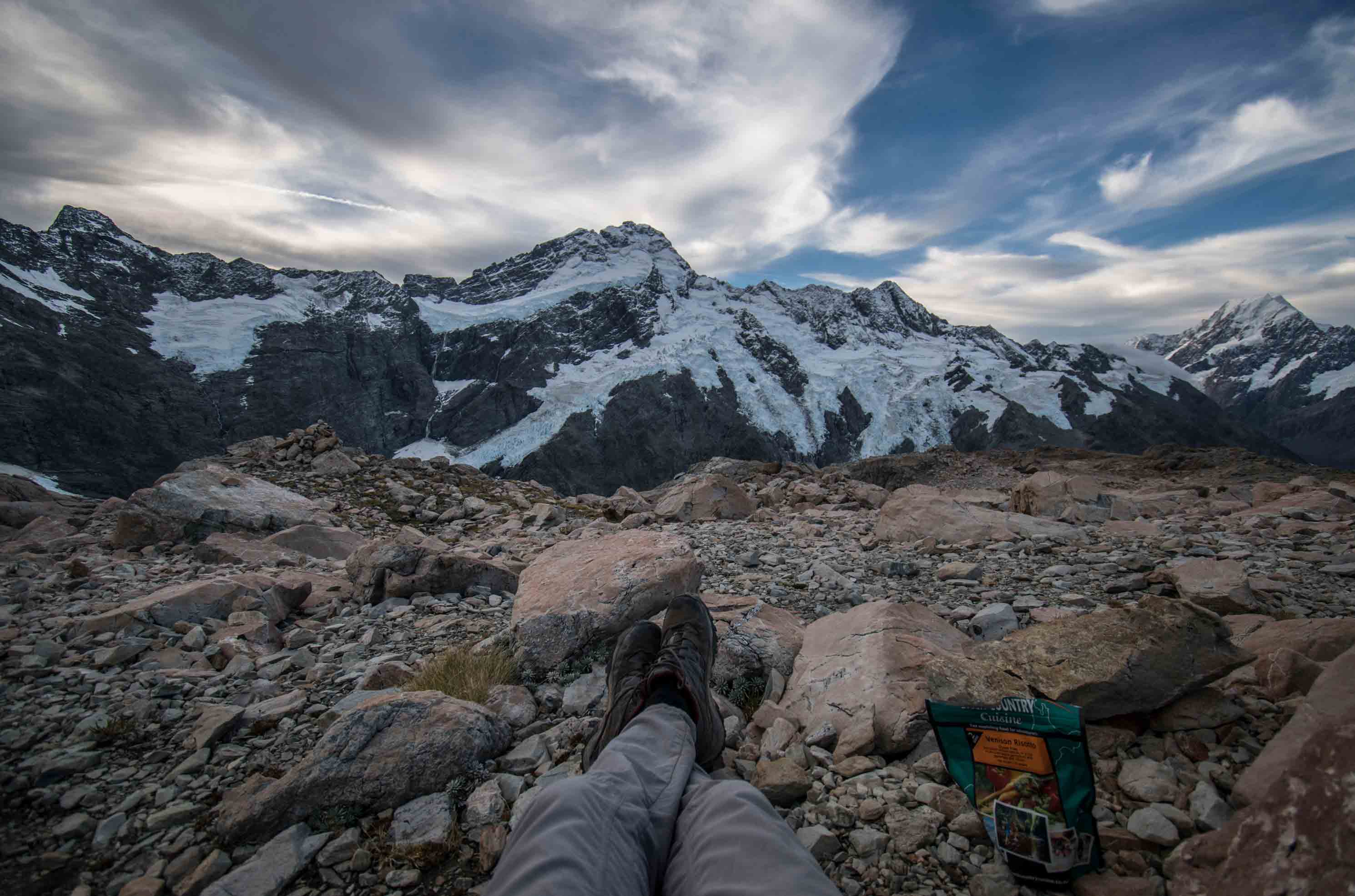 Mueller hut hike view