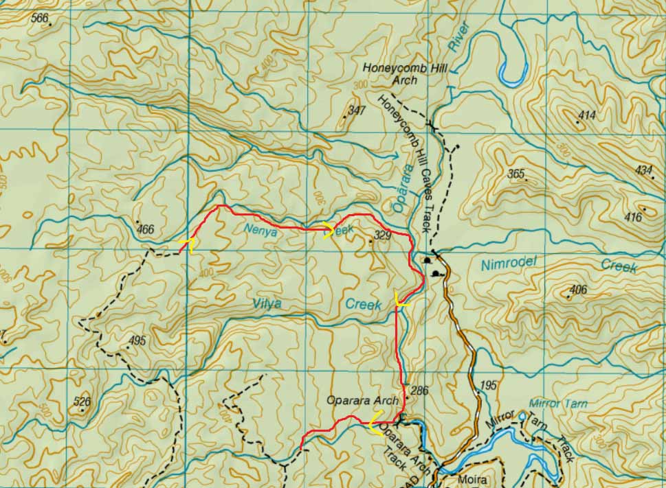 unmarked trails