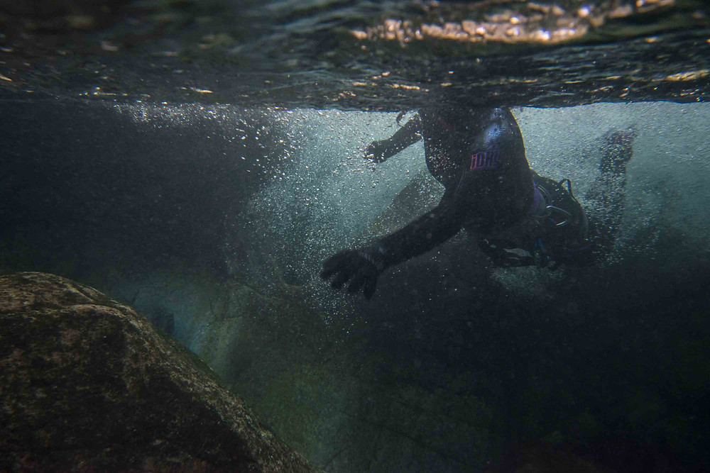wetsuits in canyons